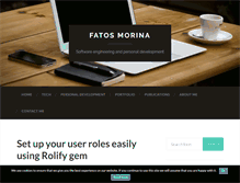 Tablet Screenshot of fatosmorina.com